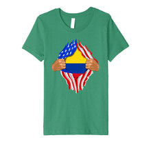 Load image into Gallery viewer, Colombian Blood Inside Me T-Shirt | Colombia Flag Gift
