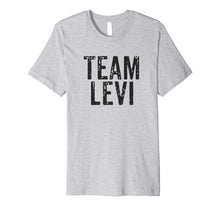 Load image into Gallery viewer, Team Levi Black Distressed Vintage Design Baseball Football Premium T-Shirt
