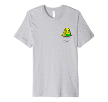 Load image into Gallery viewer, Pocket Bird' Range - Green &amp;Yellow Budgie Teeshirt
