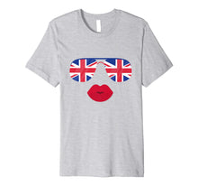 Load image into Gallery viewer, British Sunglasses Lips Flag T-Shirt United Kingdom Flags UK
