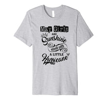 Load image into Gallery viewer, May Girls Are Sunshine Mixed Little Hurricane T-Shirt
