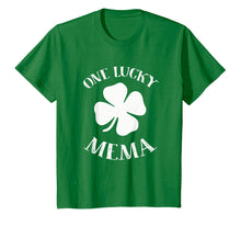 Load image into Gallery viewer, Womens One Lucky Mema T-Shirt Vintage St Patrick Day Gift
