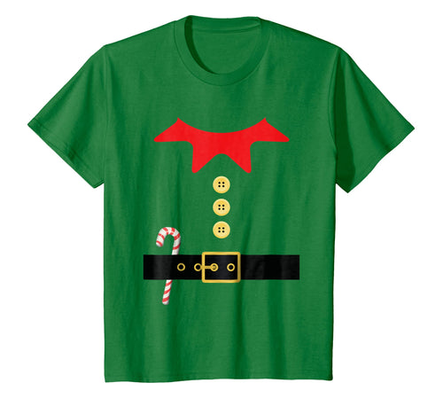 Santa Elf Costume Holiday Christmas T-Shirt Xmas Kids Adult