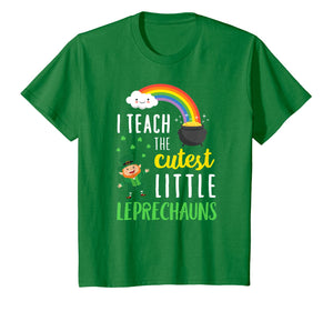 I Teach The Cutest Little Leprechauns T Shirt School Cute T-Shirt-84325