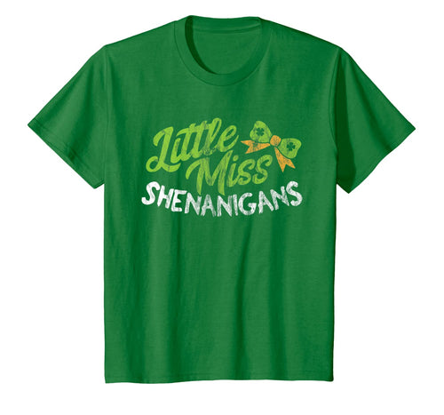 St. Patrick's Day Shirt for Girls Little Miss Shenanigans-45026