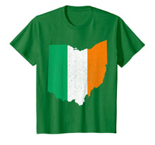 Load image into Gallery viewer, St Patrick's Day Ohio Flag Indiana Map State T-Shirt-4088272
