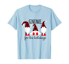 Load image into Gallery viewer, Gnomes For The Holidays Buffalo Plaid Gnome Christmas Xmas T-Shirt
