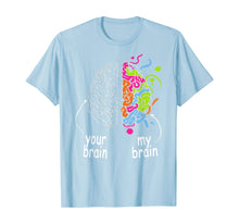 Load image into Gallery viewer, Neurodiversity brain Gift idea for Dyslexia ADHD Autism ASD T-Shirt
