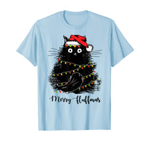 Load image into Gallery viewer, Merry Fluffmas Cats With Santa Hat Merry Christmas Gifts T-Shirt
