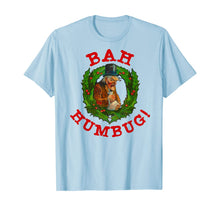 Load image into Gallery viewer, Ugly Christmas Party Scrooge Bah Humbug Christmas Wreath T-Shirt
