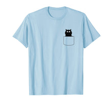Load image into Gallery viewer, Funny Pocket Cat Middle Finger Tshirt
