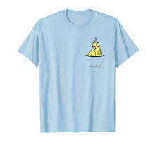 Load image into Gallery viewer, Cockatiel Peeking Out Of A Pocket T-Shirt Bird Lover Tee
