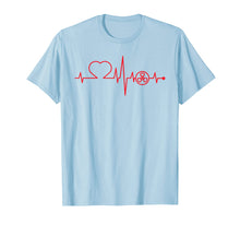 Load image into Gallery viewer, Love Radiology Technician heart beat gift t-shirt men women
