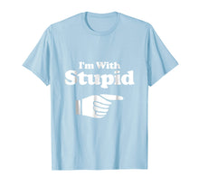 Load image into Gallery viewer, I'm With Stupid Shirt Men, Kids and Women - Manatee Shirts
