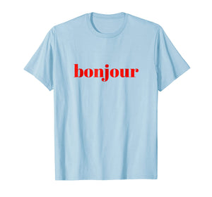 Bonjour Chic Minimalist T Shirt Tees