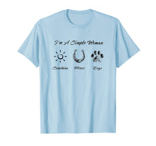 Load image into Gallery viewer, I&#39;m A Simple Woman Sunshine Horses Dogs T Shirt
