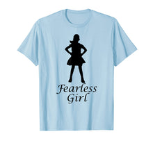 Load image into Gallery viewer, Fearless Girl T Shirt Fearless Girl Statue Wall Street Bull
