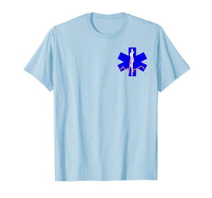 EMT EMS PARAMEDIC Star of Life CADUCEUS EKG T-Shirt