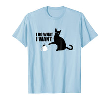 Load image into Gallery viewer, Funny Black Cat Internet Meme T-Shirt - I Do What I Want Tee
