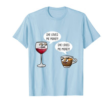 Load image into Gallery viewer, Funny Wine vs Coffee Shirt | Mom Caffeine

