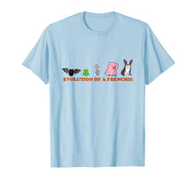 Load image into Gallery viewer, Evolution of A Frenchie t-Shirt Funny French Bulldog T-shirt
