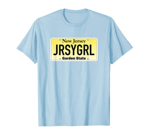 Jersey Girl New Jersey License Plate T-Shirt