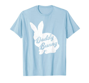 Mens Funny & Cute Easter Tshirt Daddy Bunny Easter Rabbit Shirt