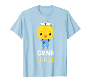 CRNA Chick Anesthesia Shirt with Stethoscope For Mothers Day
