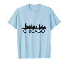 Load image into Gallery viewer, Chicago Skyline T-shirt Chi Town I Love Wind City Tee
