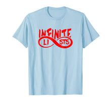 Load image into Gallery viewer, infinite lists shirt
