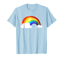 Load image into Gallery viewer, Rainbow T-Shirt - Shiny Rainbow in the Clouds
