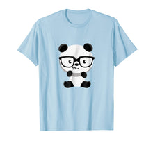 Load image into Gallery viewer, Cute Little Bear Panda Nerd With Glasses T-Shirt

