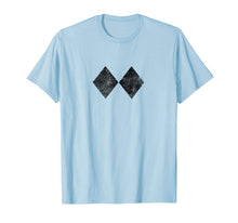 Load image into Gallery viewer, Retro Double Black Diamond Ski Sign Symbol Graphic T-Shirt
