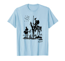 Load image into Gallery viewer, Don Quixote 1955 T Shirt, Pablo Picasso Sketch Artwork
