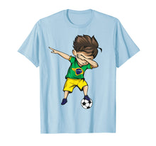 Load image into Gallery viewer, Dabbing Soccer Boy Brazil Jersey Shirt - Brazilian Football
