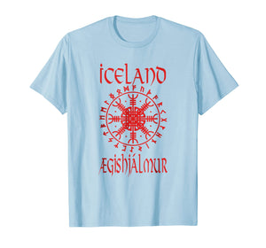 Aegishjalmur Iceland Viking Symbol Helm Of Awe T-Shirt