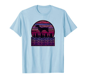 Dachshund Lover Retro 70's Wiener dog T-Shirt
