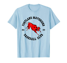 Load image into Gallery viewer, Portland T Shirt Cows Mavericks Baseball Vintage For Mens
