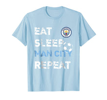 Load image into Gallery viewer, Eat Sleep Man City Repeat T-Shirt
