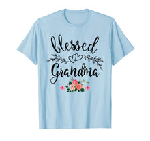 Load image into Gallery viewer, Blessed Grandma T-Shirt with floral, heart Mother&#39;s Day Gift
