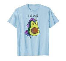 Load image into Gallery viewer, Uni Cado T shirt - Unicorn Avocado Tshirt birthday gift
