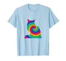 Load image into Gallery viewer, Tie die kitty shirt - Maine Coon cat tye dye t-shirt
