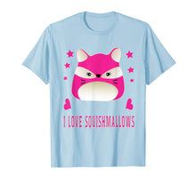 Load image into Gallery viewer, Funny Pink Love Squishmallows Fox Girls Womens T-Shirt
