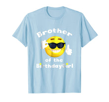 Load image into Gallery viewer, Brother Of The Birthday Girl TShirt Emoji Shirt B-Day
