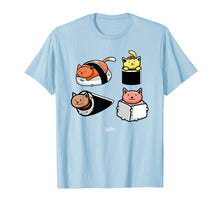 Load image into Gallery viewer, Kawaii Sushi Cat Lover Cat Themed Funny Cat Humor Tshirt
