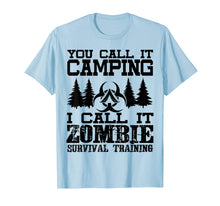 Load image into Gallery viewer, Zombie Survival Training Camping T-Shirt - Halloween Shirt
