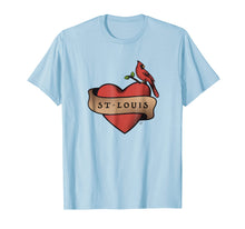 Load image into Gallery viewer, I love St-Louis t-shirt - Cardinal Gateway Arch
