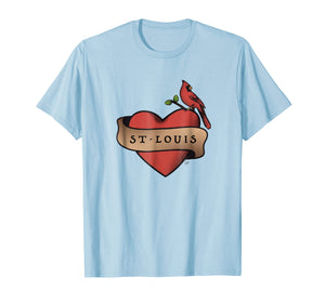 I love St-Louis t-shirt - Cardinal Gateway Arch