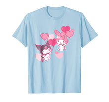 Load image into Gallery viewer, My Melody and Kuromi Valentine&#39;s Day Hearts Tee Shirt
