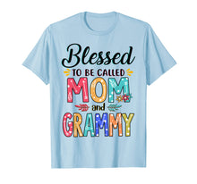 Load image into Gallery viewer, Blessed To Be Called Mom And Grammy Flower T-Shirt T-Shirt
